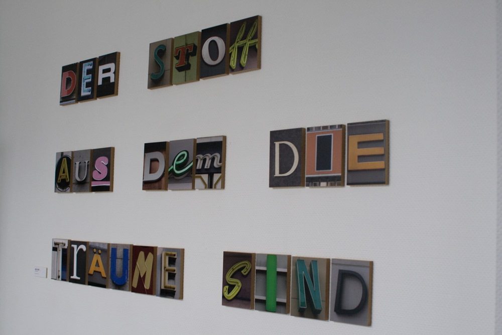Buchstabeninstallationen